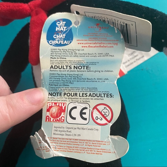 🎈4 for $40🎈NWT Universal Studios Dr. Seuss Plush Doll The Cat In The Hat - Picture 14 of 15